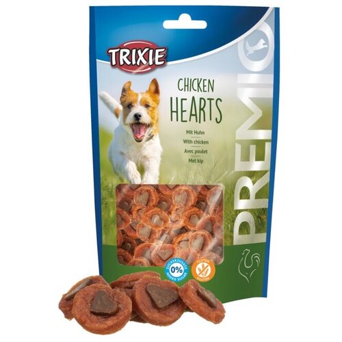 Trixie premio chicken hearts 100g Slike