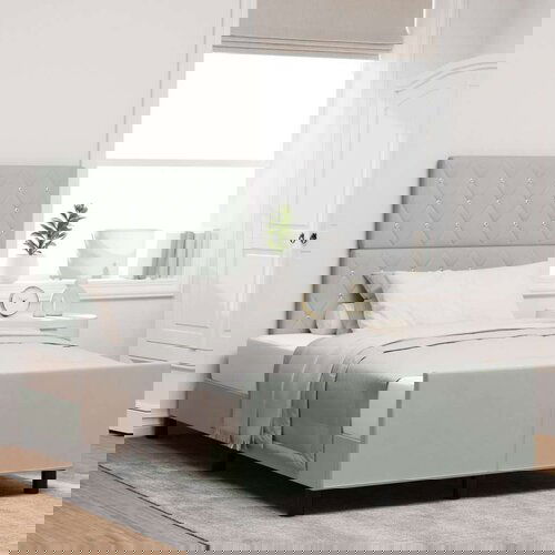  Krevet Sivi 120x200 cm Velvet Slike