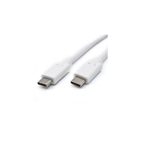 E-green Kabl USB Type C M/M 3.1 1m bela Slike