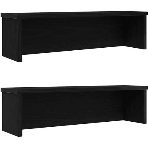 vidaXL Kuhinjski stalci koji se mogu složiti 2 kom crni 60x15x16 cm Cijene