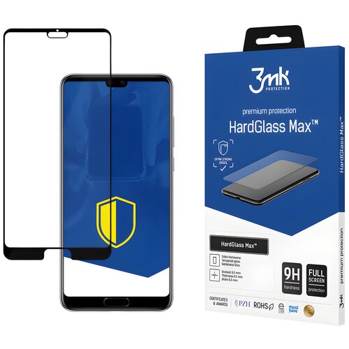 3mk HardGlass Max - zaštitno staklo za Huawei P20 - Crna Cene