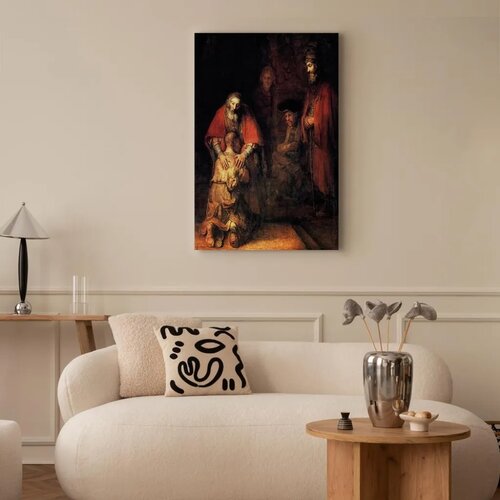  Slika - Rembrandt &amp;ndash; The Return of the Prodigal Son 20x30 Na talijanskom platnu Slike