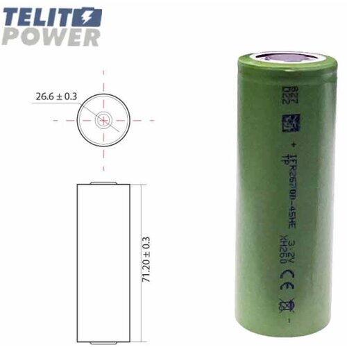 TENPOWER Baterija LiFePO4 IFR26700-45HE 3.2V 4500mAh Cene
