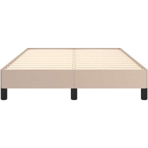  Okvir kreveta cappuccina 120x190cm od umjetne kože Slike
