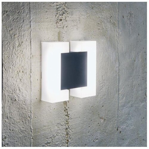 Eglo Sitia vanjska zidna/2, led, 2x4,8w, antracit/bijela Slike