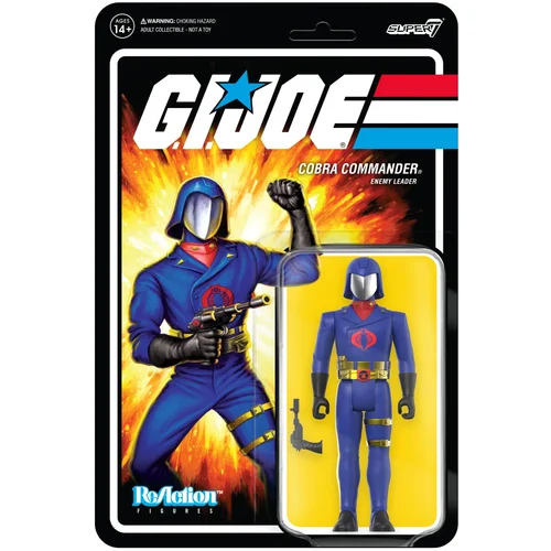 Grupo FIGURA REACTION GI JOE COBRA COMMANDER TOY BARVE, (20839522)