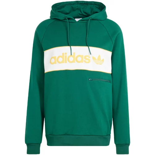 Adidas Sweater majica 'NY' žuta / zelena / bijela