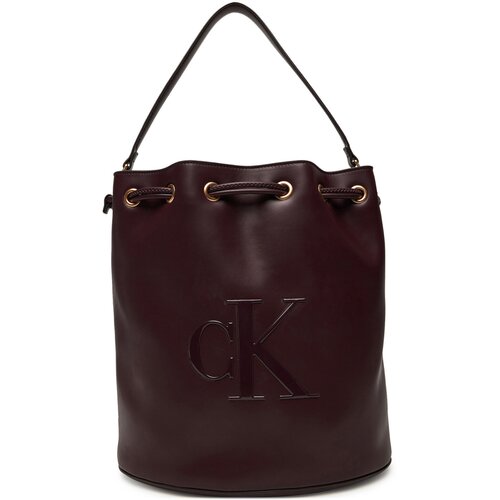 Calvin Klein RAISED CK LARGE BUCKET LV04F3232G Crvena Slike