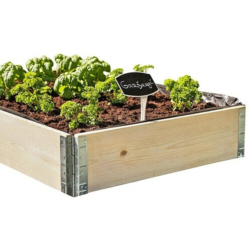 GARDOL Visoka gredica (80 x 60 cm, Drvo, Natur) Slike