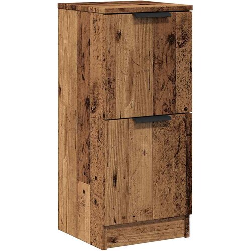 VidaXL Komoda starinski les 30x30x70 cm inženirski les, (22010747) Slike