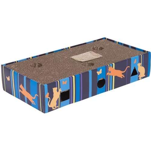 zooplus Mačje pohištvo Scratch & Play - D 45,5 x Š 24 x V 9,3 cm / 2 žogi
