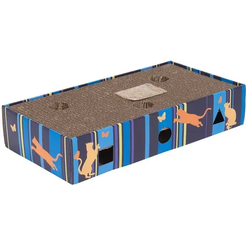 zooplus Namještaj za grebanje Scratch & Play - D 45,5 x Š 24 x V 9,3 cm / 2 lopte