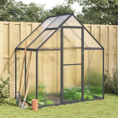  Staklenik s okvirom antracit 169 x 114 x 195 cm aluminijski Cijene