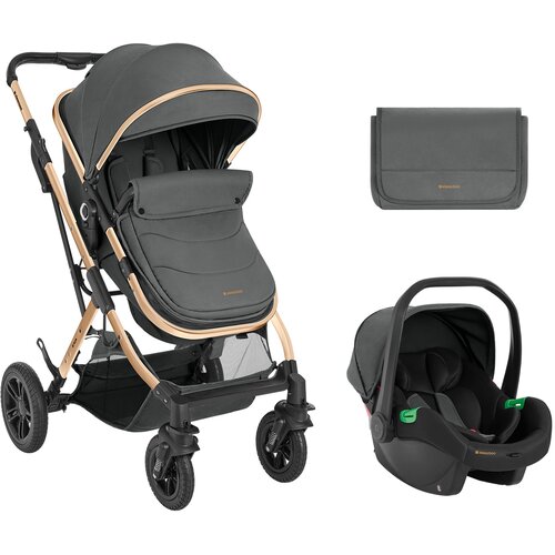  Kolica kaia premium set 2in1 sa i-size autosedi&amp;scaron;tem dark grey Slike