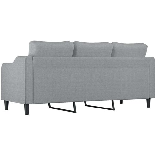 vidaXL Trosjed od tkanine svjetlosivi 180 cm Cene