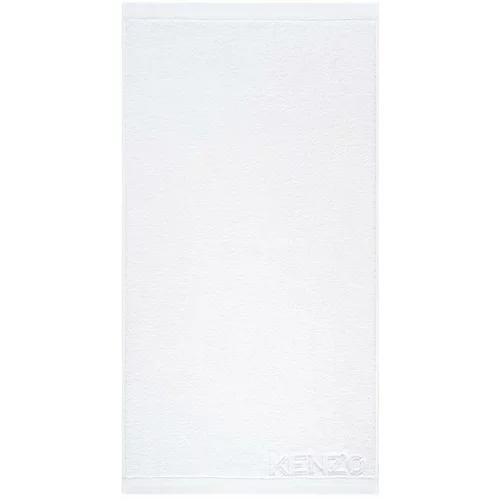 Kenzo Velika bombažna brisača Iconic White 92x150?cm