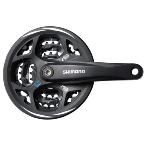  Pogon Shimano Altus Fc-M311-L, 42X32X22Z, Poluga 175Mm, Za Stražnji 7/8 Brzina, Sa &amp;Scaron;titnikom, Chaincase Kompatibilno, Crn Slike