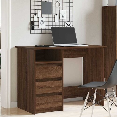 vidaXL Radni stol boja smeđeg hrasta 102x50x75 cm konstruirano drvo Cijene