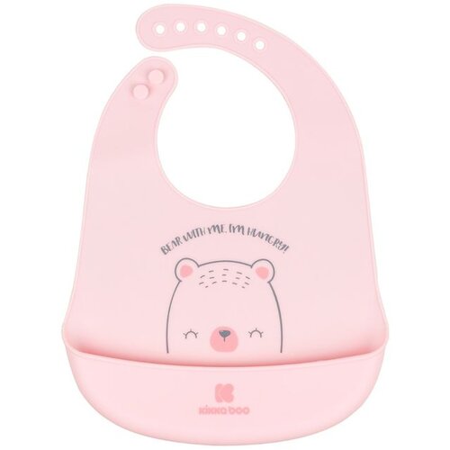 Kikka Boo Silikonska portikla Bear with Me Pink Slike