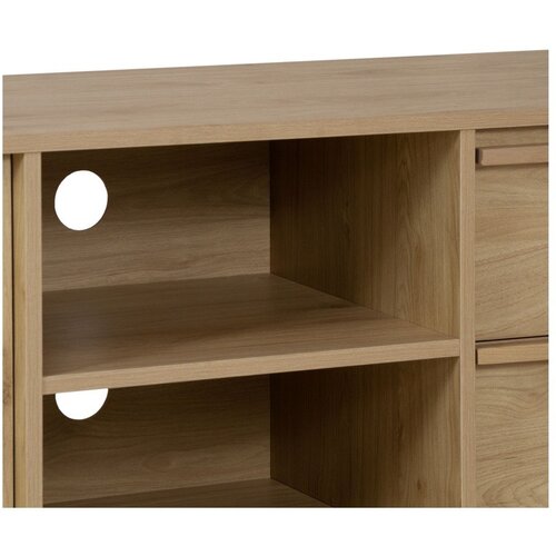 Marckeric TV omarica v hrastovem dekorju v naravni barvi 180x59x40 cm Luc &amp;ndash; Slike