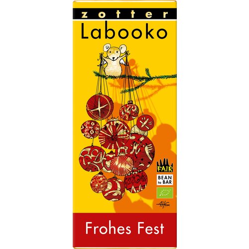 Zotter Schokoladen Bio čokolada Labooko - "Vesele praznike" - 70 g Cene