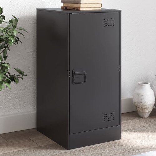  The Living Store Komoda črna 34,5x39x73 cm jeklo - Komoda, (21495630) Cene