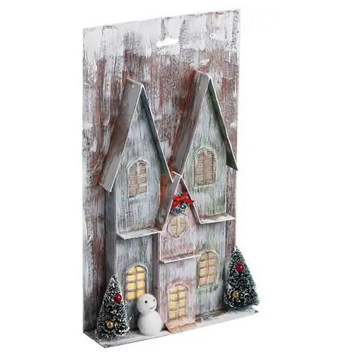 Luna stop &amp, look: božićna kuća od papira sa svijetlom 17x5x30cm outlet Cijene
