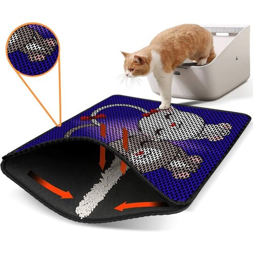 WALLXPERT Nrszn0086 multicolor cat litter mat Cene