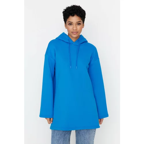 Trendyol Sweatshirt - Blue - Regular