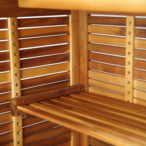  barski stol od masivnog bagremovog drva 110 x 50 x 105 cm Slike