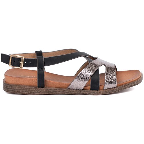 Sergio Leone Women&amp;#039;s black sandals Slike