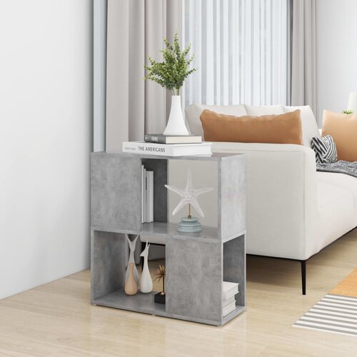  za knjige siva boja betona 60x24x63cm konstruirano drvo Slike