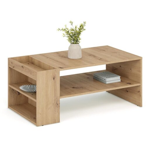  Klub sto BELA 100x42 cm hrast artisan Slike