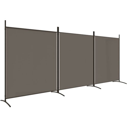 Maison Chic Paravan - Sobne pregrade 3-delni antracit 525x180 cm blago, (22111582) Cene