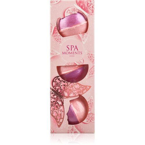 Spa Moments Bath Bombs Marshmallow &amp;scaron;umeče kroglice za kopel z karitejevim maslom Slike