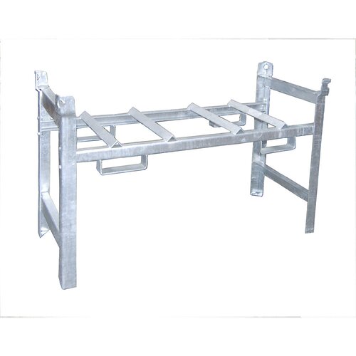 eurokraft pro Regal za sode - okvir za zlaganje, za sode 2 x 200 l, pocinkan, ŠxVxG 1380 x 580 x 850 mm Cene
