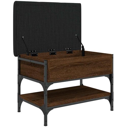  Klupa za cipele boja hrasta 62x42x45 cm od konstruiranog drva Slike