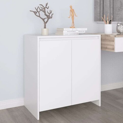 vidaXL komoda bela 70x40x73,5 cm iverna plo&scaron;ča Cene