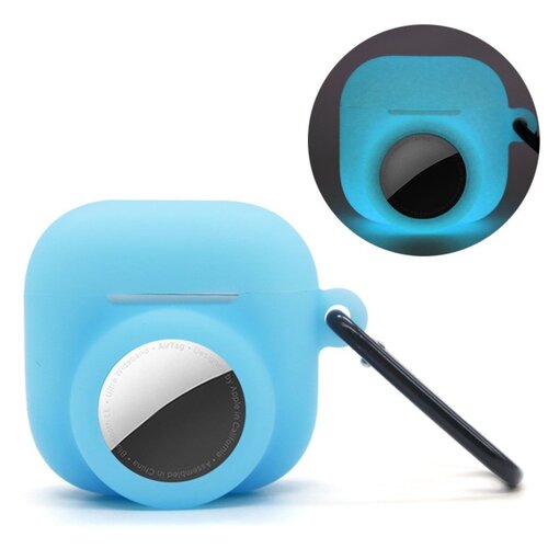 INF 2-v-1 silikonski ovitek za AirPods in AirTag, proti udarcem Blue, (5000243500) Cene