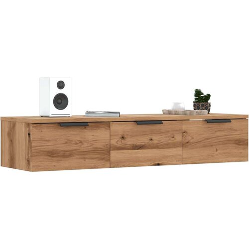 VidaXL Zidni ormarić Artisan hrast 102x30x20 cm izrađeno drvo Slike