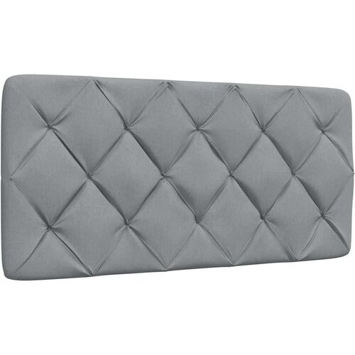 VidaXL Okvir kreveta bez madraca svjetlosivi 100x200 cm od tkanine Slike