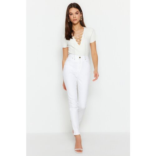 Trendyol Jeans - White - Skinny Cene