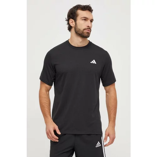 Adidas Kratka majica za vadbo TR-ES črna barva