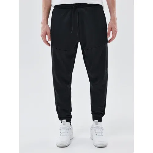 Cropp muške jogger hlače od žerseja - Crna  2605K-99X