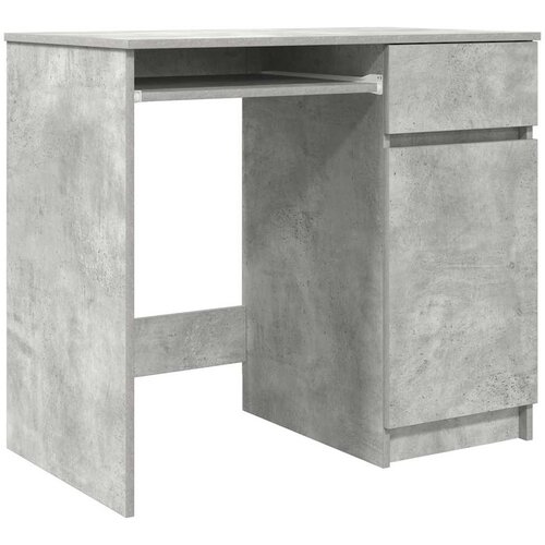 Maison Chic Pisalna miza - pisarniška miza - Računalniška miza betonsko siva 86x49x76 cm inženirski les, (21785338) Cene