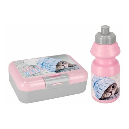  Set za uzinu flasica+kutija roze 447907 ( 08/941 ) Cene