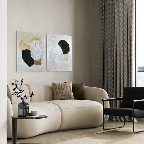 Styler Slike z elementi ročne poslikave v kompletu 2 ks 50x70 cm Crystal &amp;ndash; Slike