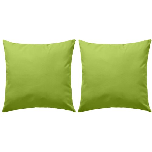 vidaXL Zunanje blazine 2 kosa 45x45 cm jabolčno zelene, (20768856) Cene