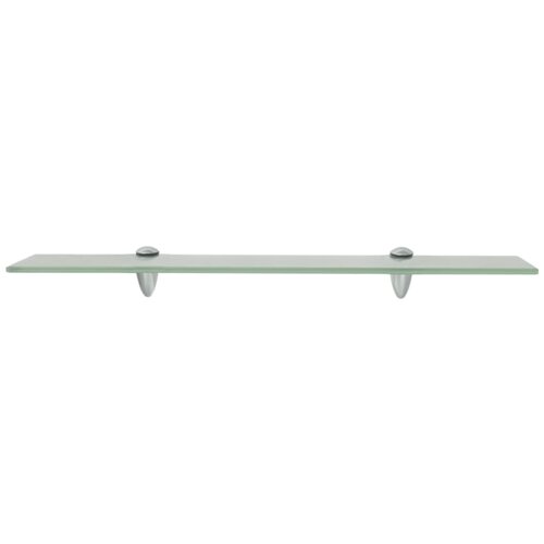  Zidne police 2 kom staklene 60 x 10 cm 8 mm Slike