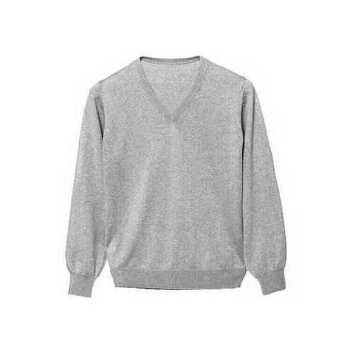 Lanaioli Puloverji Maglia uomo in puro cashmere collo a v Siva Cene
